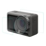 PULUZ Lens + Front and Back LCD Display Tempered Glass Film for DJI Osmo Action
