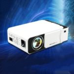 LED HD 1080P Projector T5 Home Theater with HDMI USB SD AV VGA Interface WiFi Version – US Plug