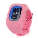 Q50 0.96inch OLED Screen Child GPS Tracker SOS Smart Monitoring Positioning Phone Kids GPS Baby Watch Anti Lost – Pink