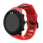 Camouflage Silicone Smart Watch Band for Suunto Core – Red