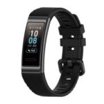 19mm Silicone Wrist Band Strap for Huawei TalkBand 3 Pro/3 – Black