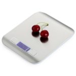 Ultra-thin touch screen Digital Kitchen Scale Stainless Steel LED Electronic Weight Scale