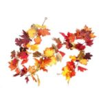 1.7M Autumn Maple Leaf Garland Fall Leaves Artificial Vine Foliage Home Decor