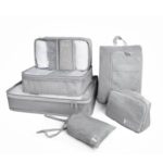 WiWU 6Pcs/Set Luggage Organizer Storage Bag Travel Clothes Shoes Bag