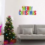 64x57cm Merry Christmas Mural DIY Wallpaper Room Decal Removable Wall Sticker Art Decal