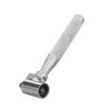 Bimetallic Bearing Stainless Steel Flat Pressure Roller Wallpaper Apply Hand Tool Resistant to Rust – Silver