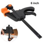6 Inch Woodworking Bar Fast F Clamping Grip Quick Ratchet Release Squeeze Carpentry Wood Trigger Clamps Plate Hand Ratchet Bar Tool Clip