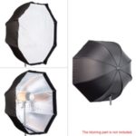 120cm / 48″ Foldable Octagon Umbrella Softbox Diffuser Reflector for Photography Photo Studio Flash Speedlite Strobe Lighting
