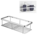 Practical Storage Rack Holder 304 Stainless Steel Space Saving Wall-mounted Bathroom Organizer