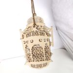 Wooden Eid Mubarak Hanging Pendant DIY Crafts Ornament – Type 1