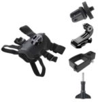 Dog Harness Chest Strap Mount + J Hook Bucket Mount & Adapter & Long Screw + Camera Holder Kit for DJI OSMO Pocket 3-axis Stabilizer Gimbal Camera