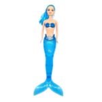 Waterproof LED Light Flash Swimming Mermaid Princess Doll Bath Spa Pool Toy – Blue/L