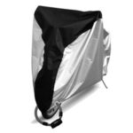 Outdoor Waterproof Bicycle Cover Rain Sun Dustproof Bike Cover with Lock Hole – Black/Silver/M