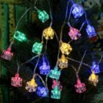 2.1M 20-LED Multi-Color Ice Block Lamp Fairy String Light for Christmas Party Home Outdoor Decoration