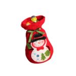 Snowman Pattern Santa Gift Bag Xmas Treat Christmas Candy Sack Bag