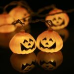 20LEDs 16.4ft Pumpkin String Light Lamp for Halloween Christmas Party Festival – US Plug