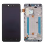 OEM LCD Screen and Digitizer + Assembly Frame Part Replacement for BQ Aquaris U Plus – Black