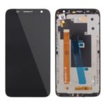 OEM LCD Screen and Digitizer Assembly + Frame Replacement for Alcatel One Touch Idol 2S / 6050 – Black
