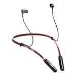Q9 Wireless Neckband Headset Sports Sweatproof Stereo Earphones with Mic – Red