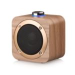 Q1B Wooden Wireless Bluetooth Speaker HD Deep Bass HiFi Stereo Sound Box Headset Music Box