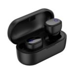 KUULAA TWS Wireless Bluetooth 5.0 Earphones Earbuds Headphones with Charging Box for Running Cycling Hiking Business Car Driving – Black