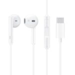 Type-C HIFI Stereo Music Headphones In-ear Wired Earphone with Mic