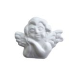 Catoon Shape Silicone Case for Apple AirPods with Wireless Charging Case (2019)/AirPods with Charging Case (2019)/(2016) – White Little Angel