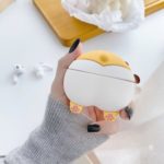 Catoon Butt Shape Silicone Protective Case for Apple AirPods Pro – Yellow