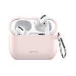 USAMS US-BH568 Silicone Protective Earphone Case for Apple AirPods Pro – Pink