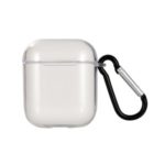 Transparent TPU Shell with Buckle for Apple AirPods with Wireless Charging Case (2019) / AirPods with Charging Case (2019) (2016)