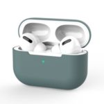 For Airpods Pro Thick Silicone Simple Style Case – Dark Green