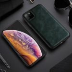 X-LEVEL Vintage Style PU Leather Coated TPU Mobile Phone Cover Shell for iPhone 11 Pro Max 6.5 inch – Green