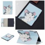 Pattern Printing Wide Clasp Stand Wallet Protective Leather Tablet Case for iPad Pro 11-inch (2018) – Cat
