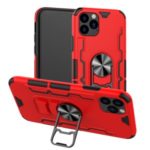 Kickstand Bottle Opener PC + TPU Case [Built-in Magnetic Holder Metal Sheet] for iPhone 11 Pro Max 6.5 inch – Red