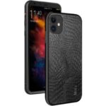 IMAK LX-5 Series Imitation Suede PU Leather+ PC + TPU Covering with Explosion-proof Screen Film for iPhone 11 6.1 inch – Crocodile Texture