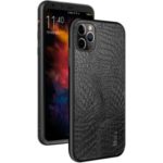 IMAK LX-5 Series for iPhone 11 Pro 5.8 inch Imitation Suede PU Leather+ PC + TPU Case with Screen Film – Crocodile Texture