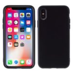 Detachable Side Buttons Cover Liquid Silicone Cell Phone Case for iPhone XS Max 6.5 inch – Black