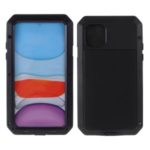 Metal Tank Shockproof Phone Case for iPhone 11 6.1 inch – Black