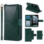 PU Leather Wallet Stand Phone Cover for Apple iPhone 11 Pro Max 6.5 inch – Green