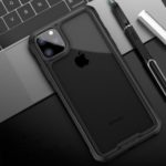 Clear PC and TPU Hybrid Phone Cover for Apple iPhone 11 Pro Max 6.5 inch – Black