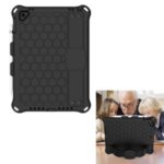 Honeycomb Texture PC + Silicone Tablet Protective Case for iPad 9.7-inch (2018)/(2017)/iPad Pro 9.7 inch (2016)/iPad Air 2/Air (2013) – Black