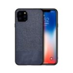 Splicing Cloth Texture PU Leather + PC + TPU Hybrid Case for Samsung Galaxy A10s – Blue / Cloth+PU Style