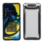 Matte Texture 3-in-1 PC + TPU Hybrid Phone Case Cover for Samsung Galaxy A80/A90 – Black