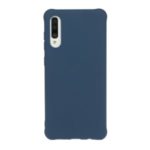 Matte Anti-scratch TPU Phone Casing Shell for Samsung Galaxy A70s – Dark Dark Blue