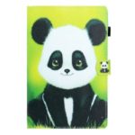 Pattern Printing Card Slots Flip Leather Cover for Samsung Galaxy Tab S6 SM-T860/SM-T860 – Panda