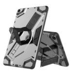Shield Style Shockproof Strap Kickstand Tablet Cover for Samsung Galaxy Tab A 10.1 (2019) – Black