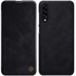 NILLKIN Qin Series Leather Shell Case with View Window for Samsung Galaxy A70s – Black