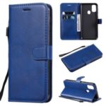 Cell Phone Leather Wallet Stand Case for Samsung Galaxy M30s – Blue