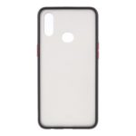 Matte Skin Drop-resistant PC + TPU Hybrid Cell Phone Case for Samsung Galaxy A10s – Black