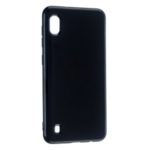 2.0mm Solid Color Glossy TPU Shell Case for Samsung Galaxy A10 – Black